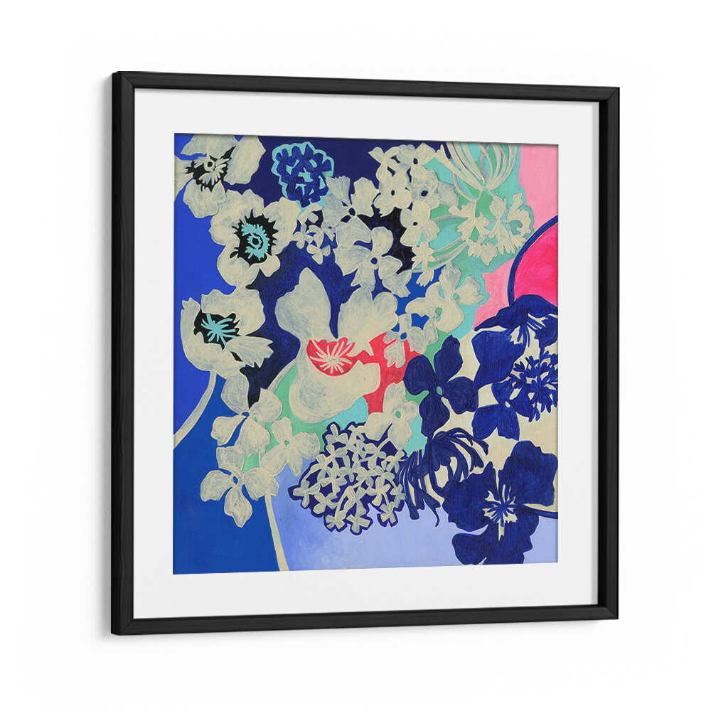 Vibrant PAPER FLORAL, FLORAL FLOWER PAINTINGS add elegance to any space, showcasing intricate floral designs.