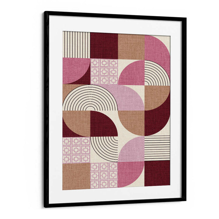 PALM SPRINGS DESERT SHAPES MAUVE , GEOMETRIC ART PRINTS