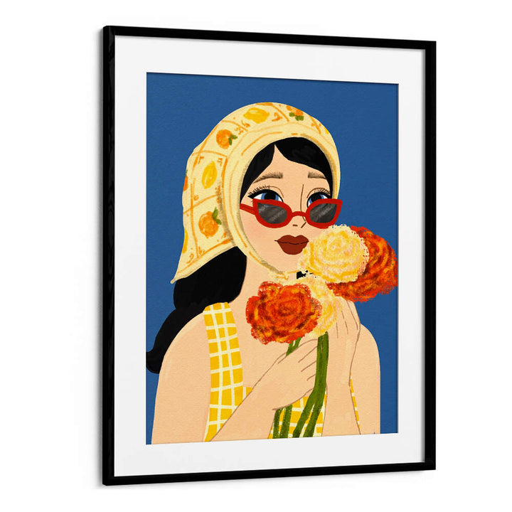 SUMMER GIRL , PORTRAITS & FIGURATIVE ILLUSTRATIONS