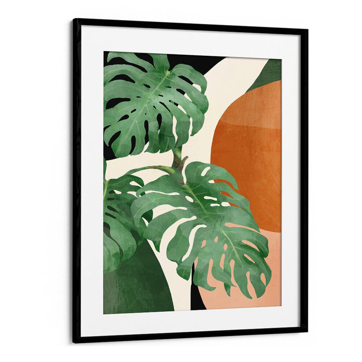 Vibrant TROPICAL LEAVES ABSTRACT ART, BOHO ART PAINTINGS, perfect for enhancing your home decor with natural beauty.
