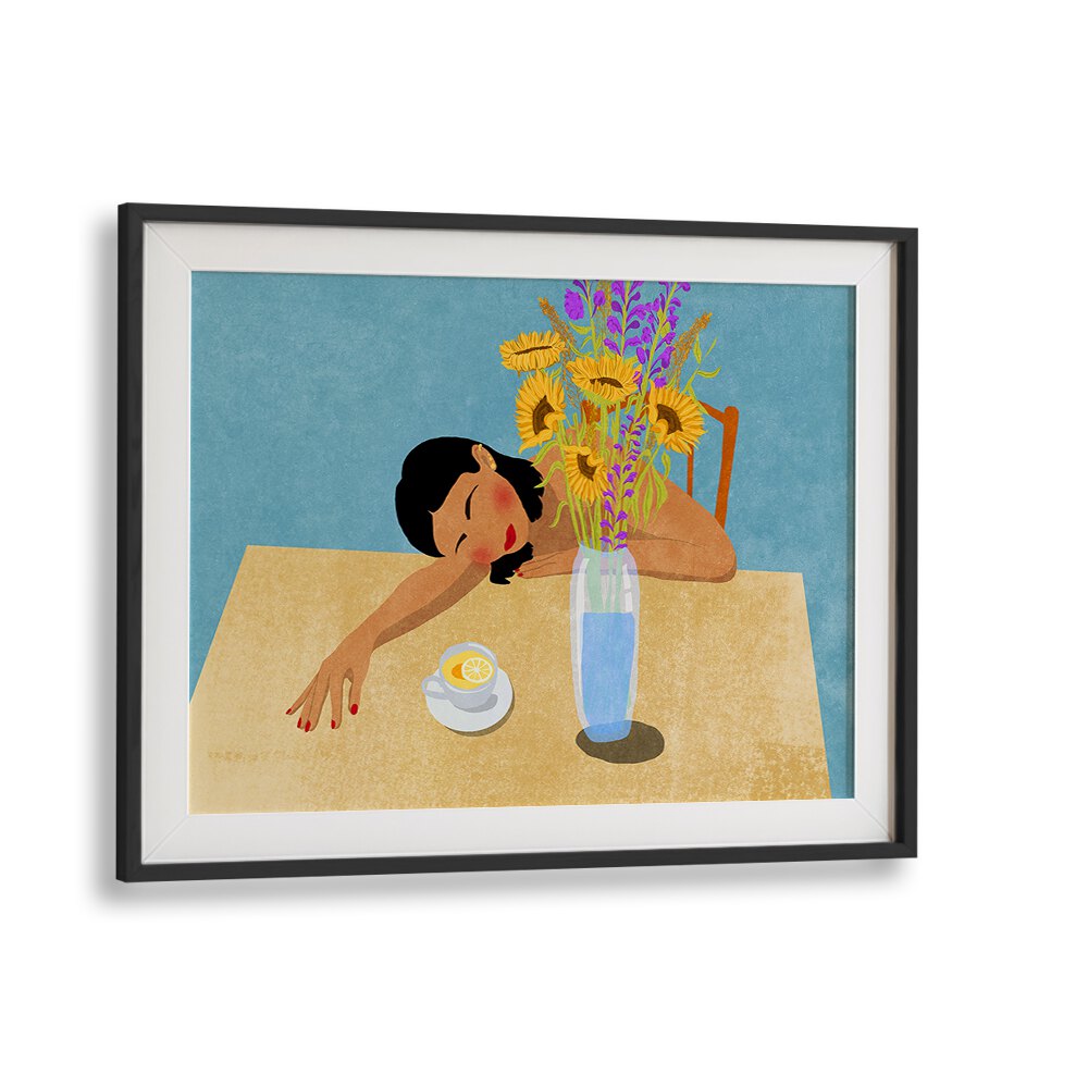 Vibrant "Day Dreaming" art print by Raissa Oltmanns, perfect for adding a creative touch to your space.