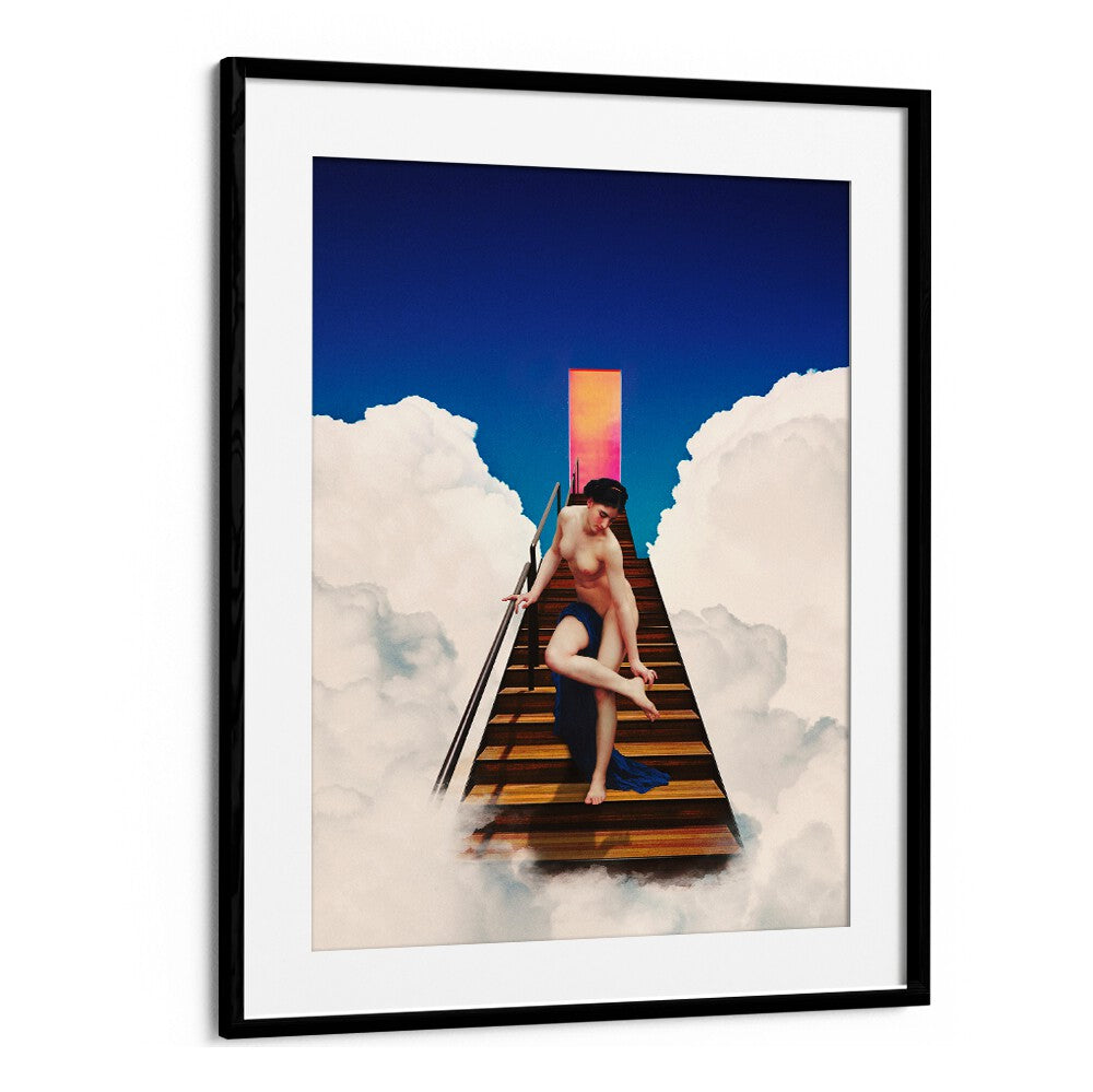 Transform your space with STAIRCASE TO HEAVEN, ALTERED ART PRINTS, a stunning visual masterpiece for inspiration.