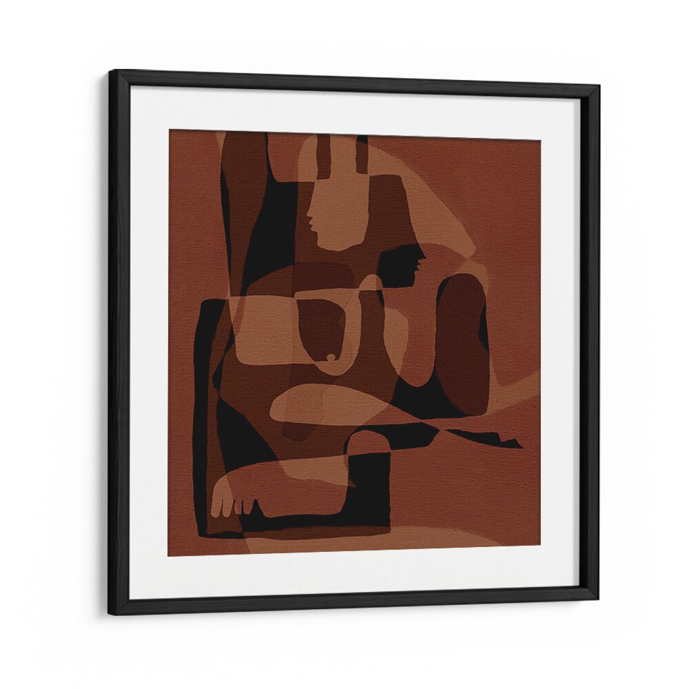 Elegant UNFOLDING V, BOHO ART PAINTINGS featuring warm tones, perfect for modern decor. Ideal for contemporary spaces.