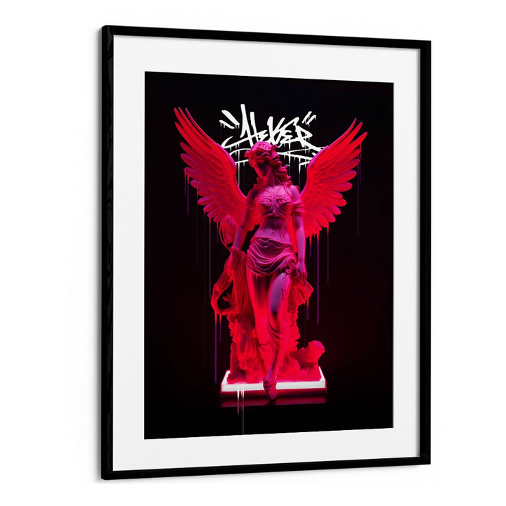 Vibrant NEON ATHENEA, ALTERED ART PRINTS by Dikhotomy, showcasing modern elegance and stunning visuals for your space.