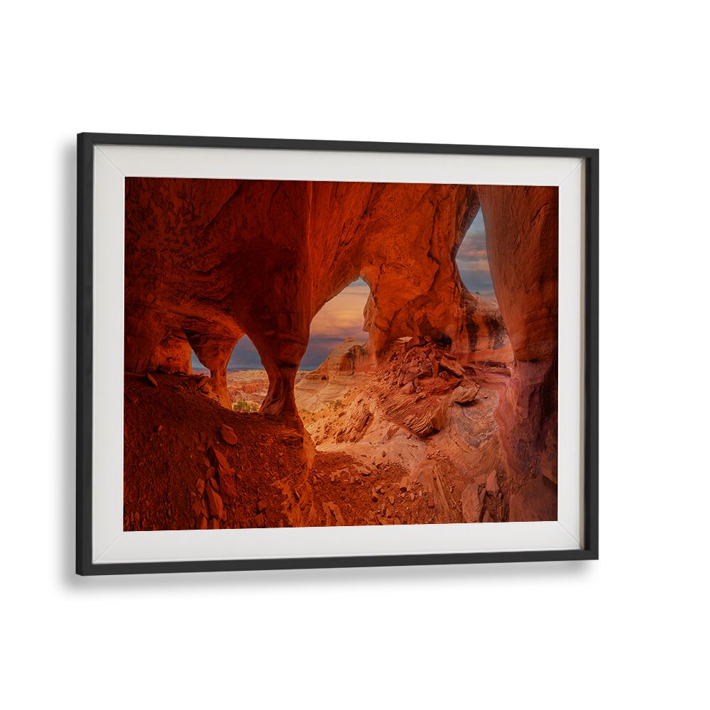 Stunning red rock formations in the Hidden Wonder in Badland, showcasing breathtaking photography prints.