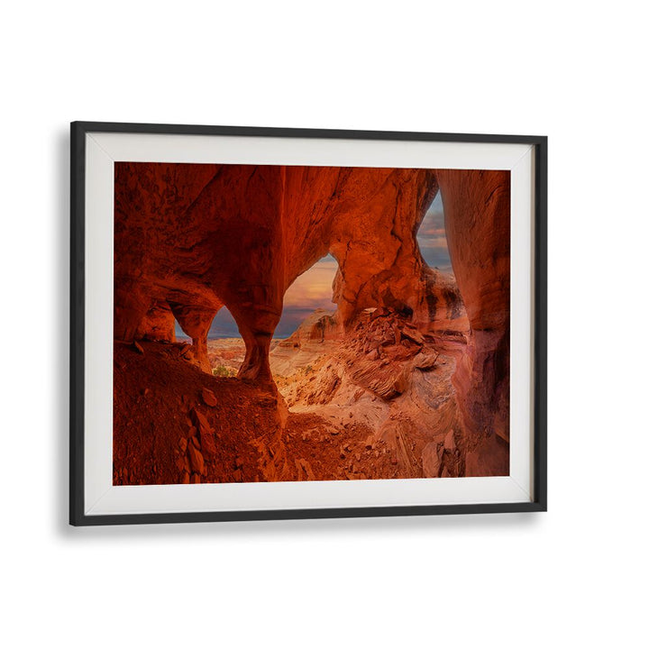Stunning red rock formations in the Hidden Wonder in Badland, showcasing breathtaking photography prints.