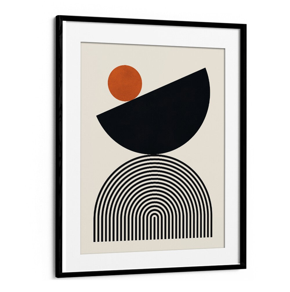 LINES AND CIRCLES XXVII, BOHO ART PAINTINGS showcase geometric elegance with vibrant colors, perfect for modern decor.