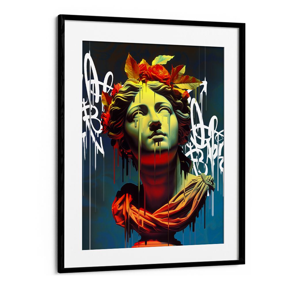 VANDAL IRIS, ALTERED ART PRINTS by DIKHOTOMY, featuring vibrant colors and modern artistry for your creative space.