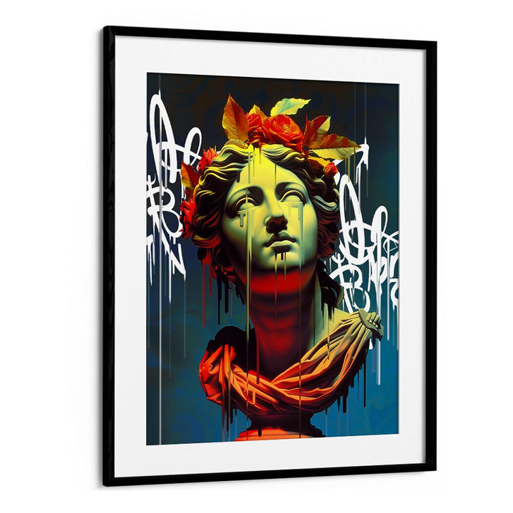 VANDAL IRIS, ALTERED ART PRINTS by DIKHOTOMY, featuring vibrant colors and modern artistry for your creative space.
