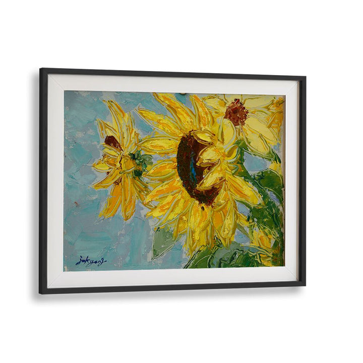 Bright and vibrant SUN FLOWER CANVAS, FLORAL FLOWER PAINTINGS, perfect for adding warmth to any space.