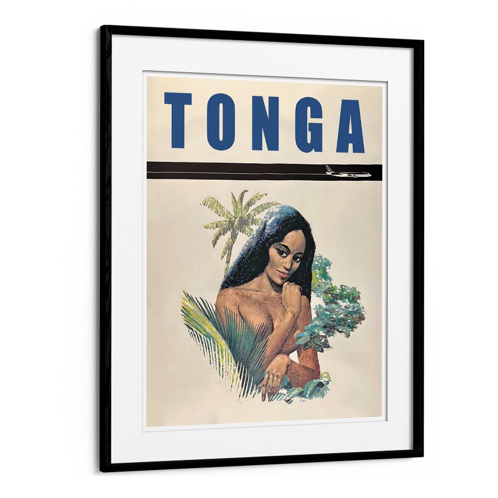 TONGA Vintage Travel Posters featuring a beautiful design, perfect for adding nostalgia and adventure to your space.