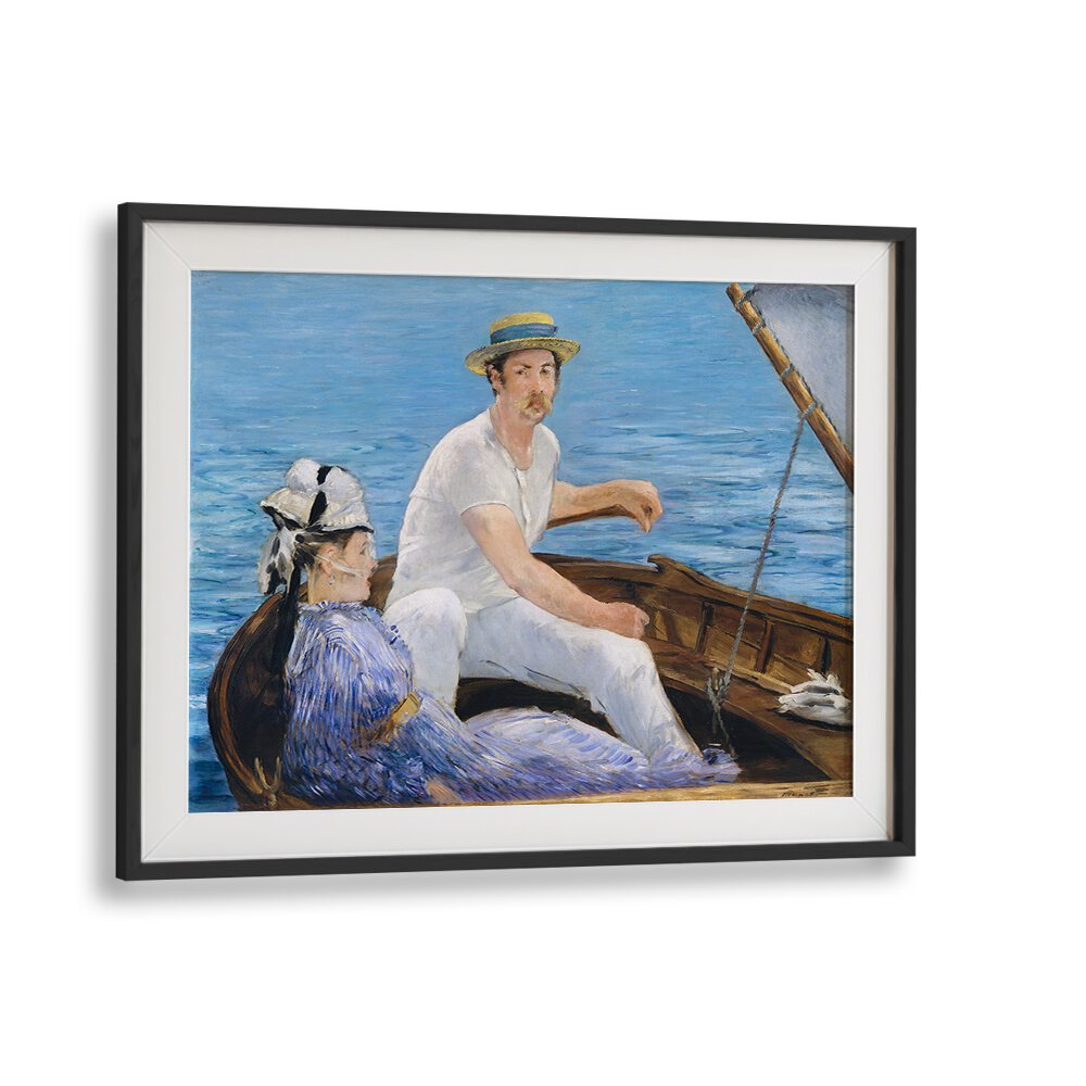 BOATING (1874)  , VINTAGE PAINTINGS