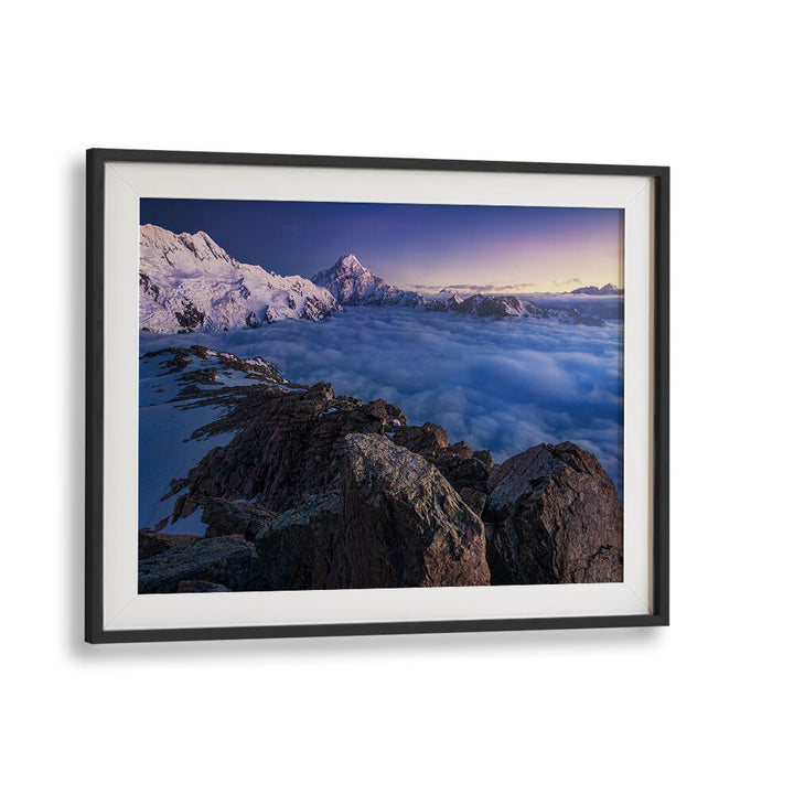 Stunning ABOVE THE CLOUDS, PHOTOGRAPHY PRINTS showcasing majestic mountains and clouds, perfect for elevating your space.