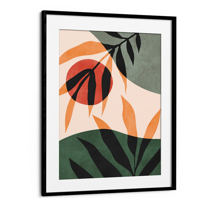 Serene LEAVES II, BOHO ART PAINTINGS featuring watercolor hues and abstract designs for a tranquil home atmosphere.