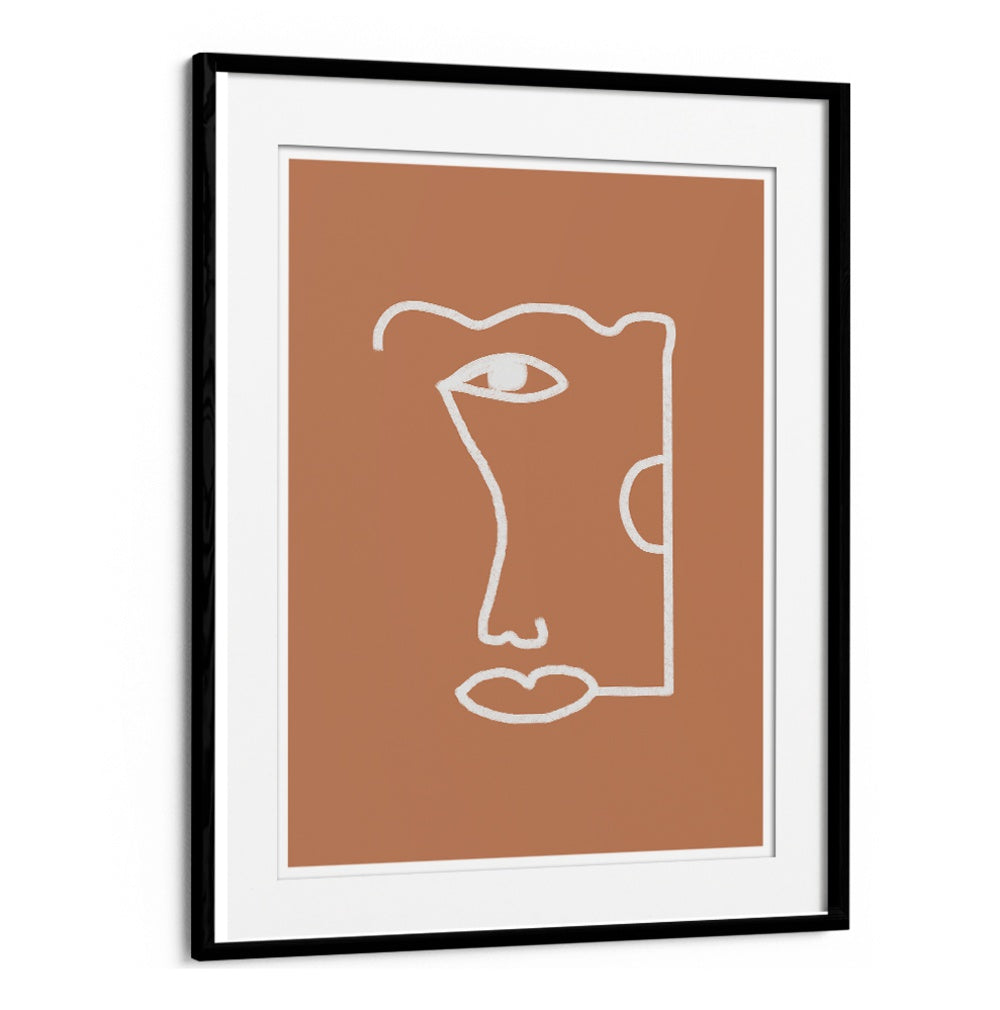 Contemporary ABSTRACT HEAD NO2, LINE ART PAINTINGS adding elegance to modern spaces. Perfect for homes and offices.