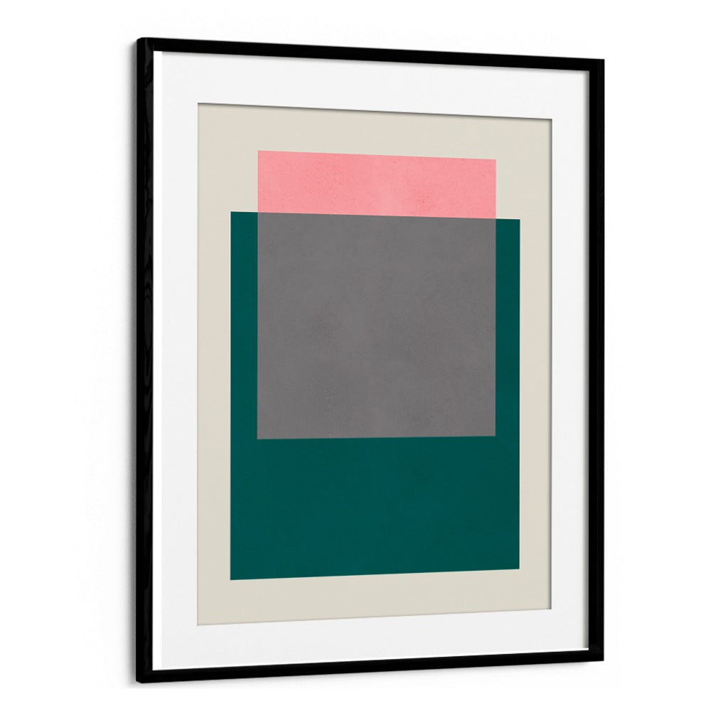 Vibrant COLORFUL OVERLAY, GEOMETRIC ART PRINTS showcased in a stylish frame, perfect for creative projects.