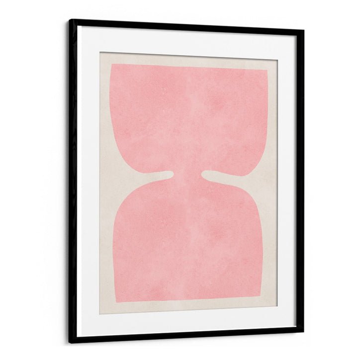 Stylish ORGANIC IV, GEOMETRIC ART PRINTS featuring soft pink and abstract shapes, perfect for any art lover's space.