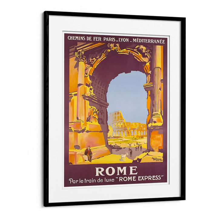 Captivating ROME III, VINTAGE TRAVEL POSTERS showcasing Rome's iconic architecture, perfect for home decor.