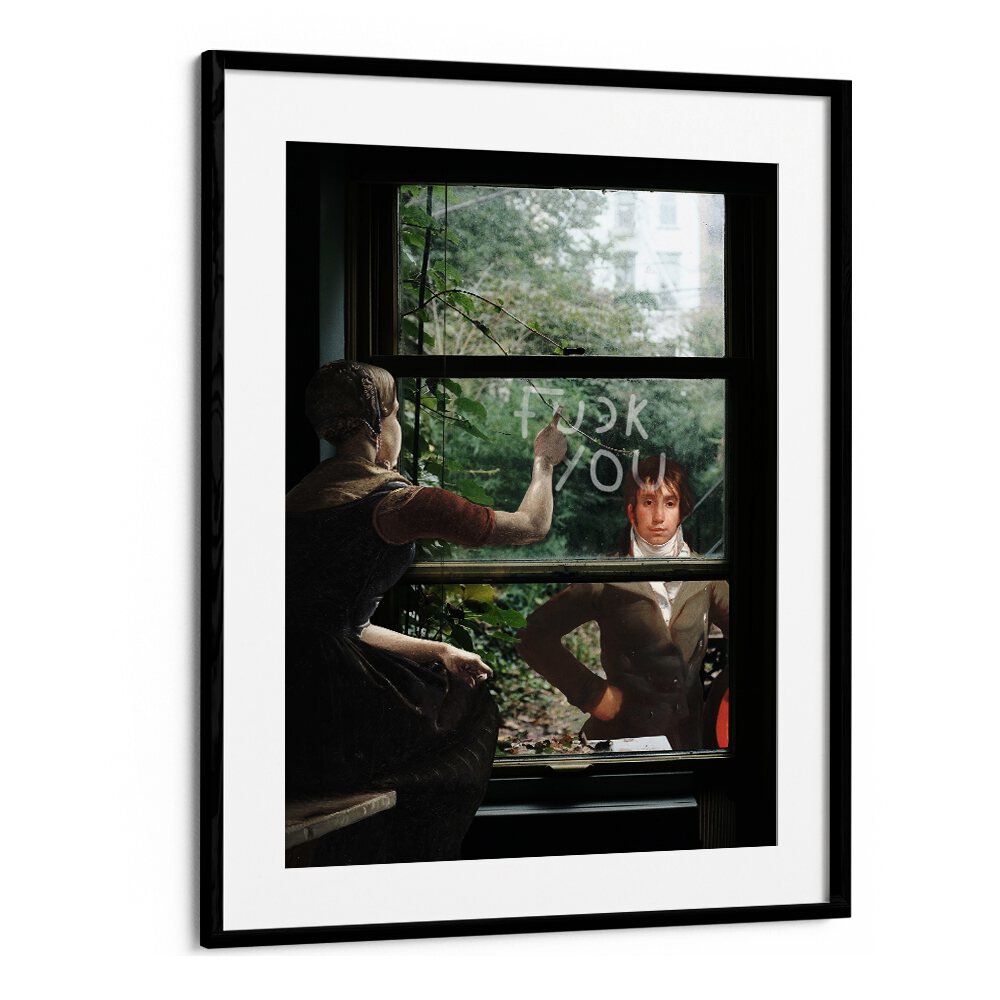 Stunning altered art print, "A KIND GOODBYE, ALTERED ART PRINTS," by Dikhotomy adds creativity to your space.