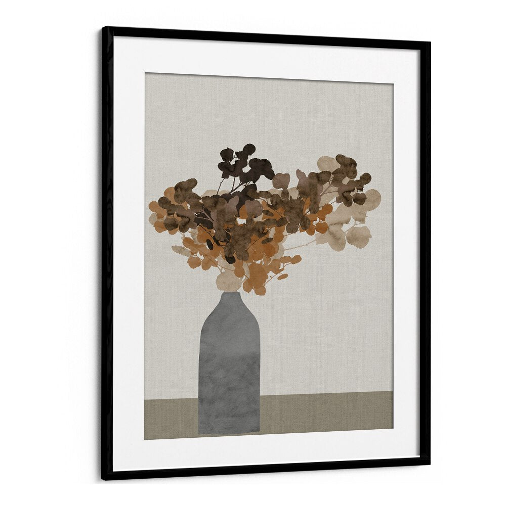 Stunning dried flowers in vase, a beautiful floral flower painting to enhance your home decor with elegance.