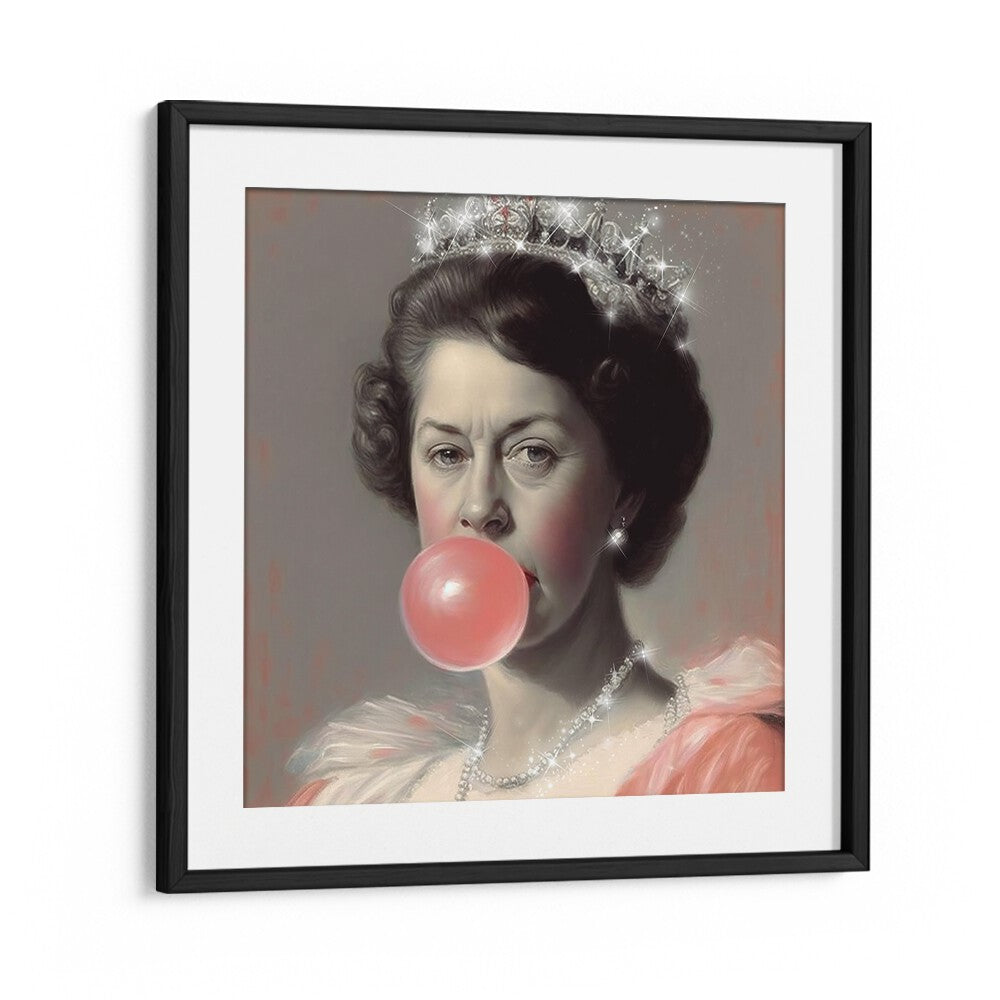 Glitter Queen, altered art prints by Dikhotomy, adds elegance with a whimsical twist to your decor.