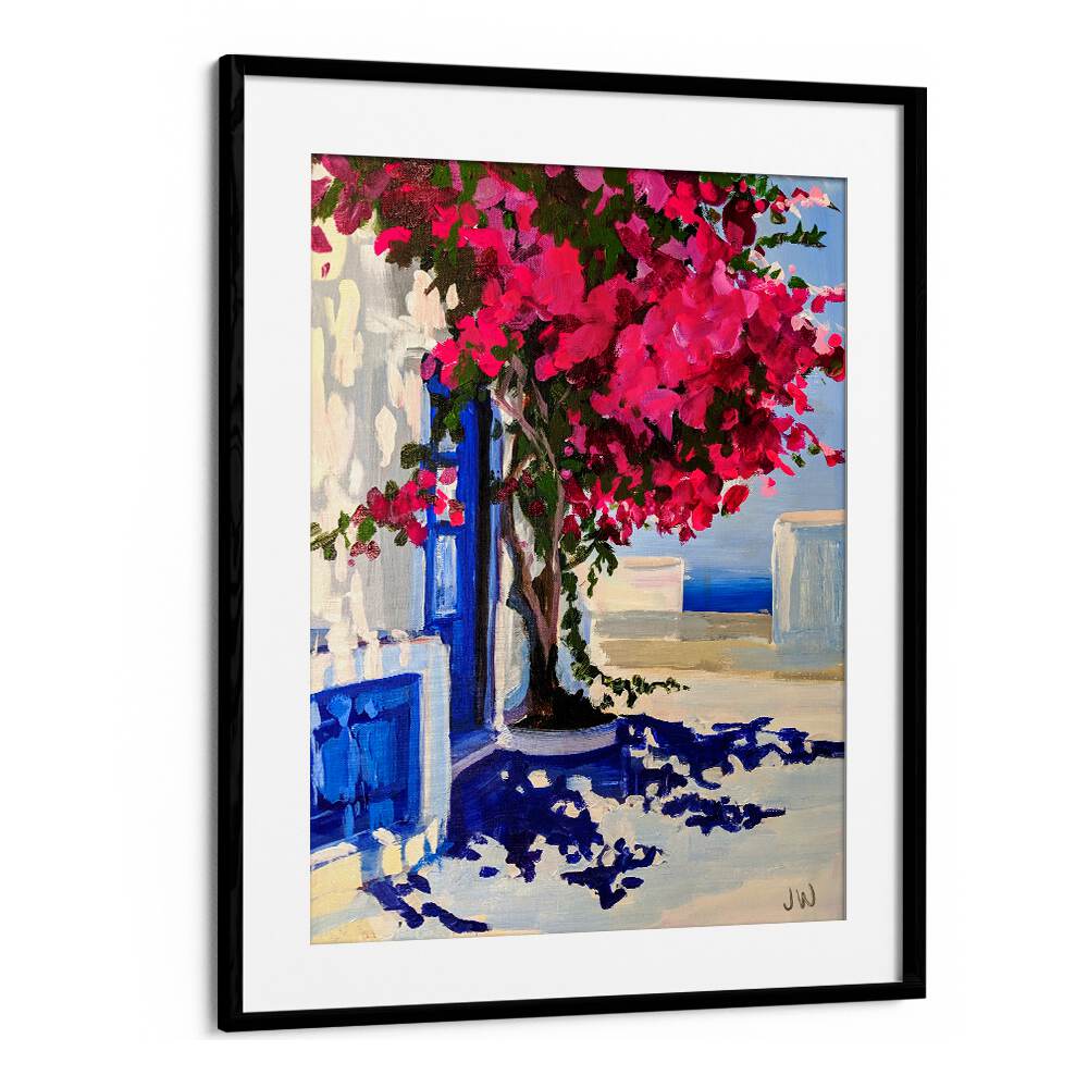 Vibrant pink bougainvillea in CABO, FLORAL FLOWER PAINTINGS adds elegance to any space, perfect for your decor.