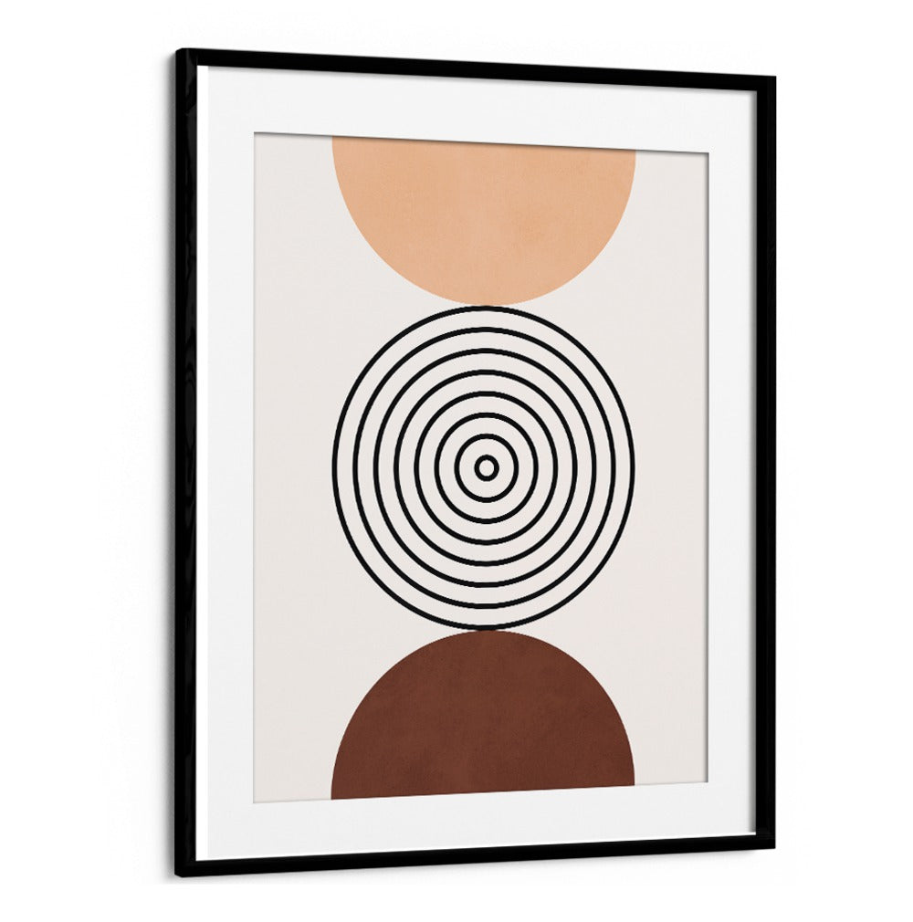 Geometric elegance in LINES AND CIRCLES XXVI, BOHO ART PAINTINGS, perfect for modern decor enthusiasts.