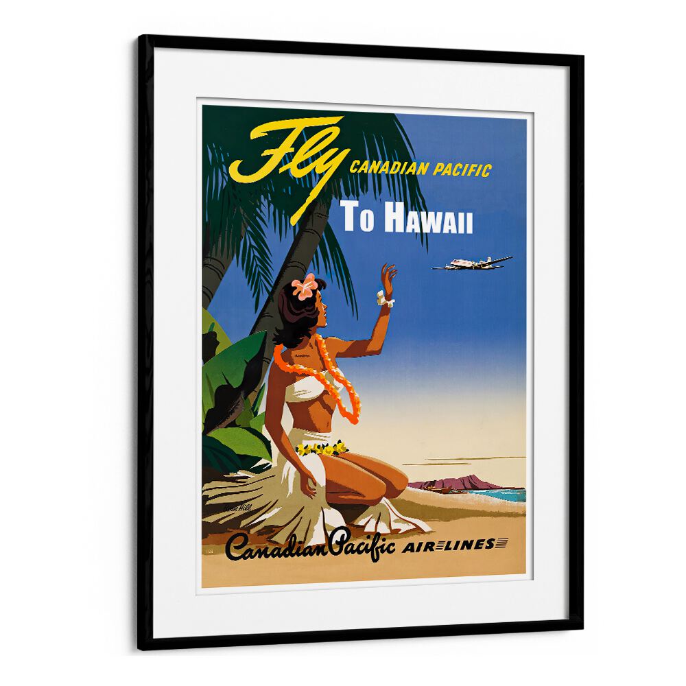 Colorful HAWAII IV, VINTAGE TRAVEL POSTERS showcasing tropical paradise and nostalgic travel charm for your decor.