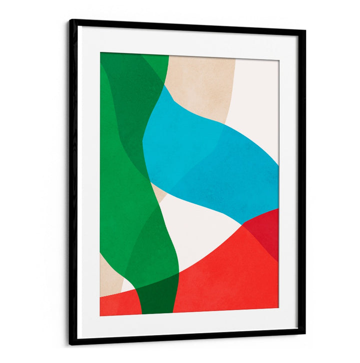 Vibrant colors and fluid shapes in EXPRESSIVE STROKES III, ABSTRACT PAINTINGS, perfect for creative expression.