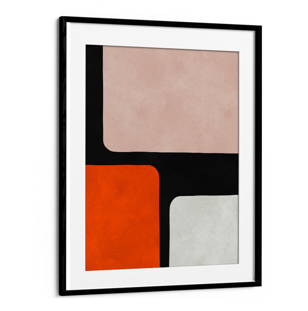 Vibrant EXPRESSIONIST I, GEOMETRIC ART PRINTS showcasing dynamic shapes, perfect for modern decor.