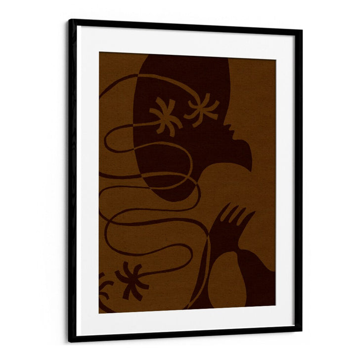 Elegant brown-themed artwork from THE LAND STORY IV, BOHO ART PAINTINGS, perfect for enhancing any space.