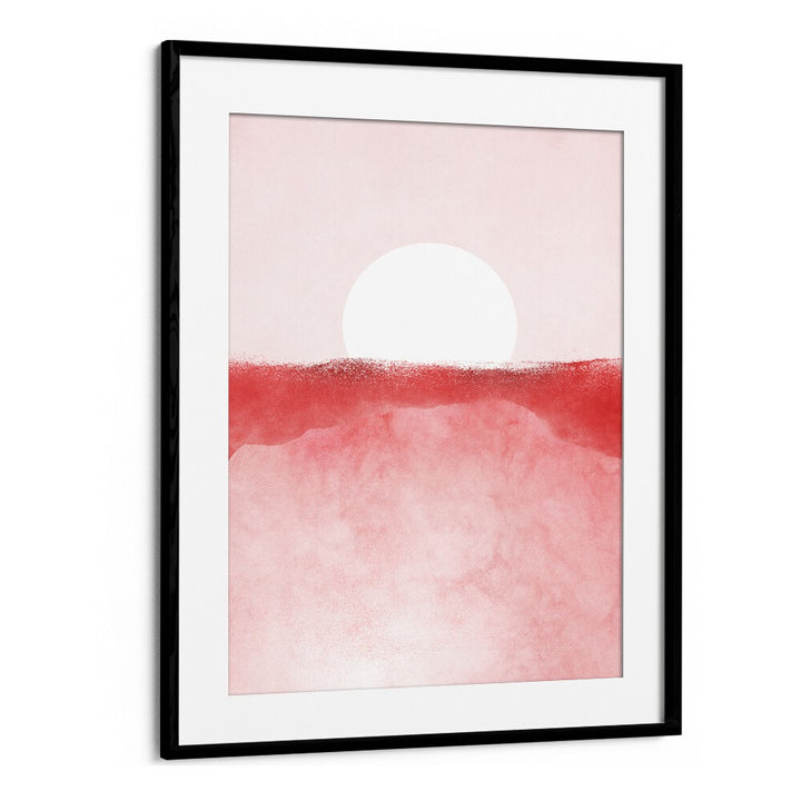 MINIMAL LANDSCAPE PINK I, LANDSCAPE PAINTINGS showcases serene pink hues, enhancing any space with elegance.