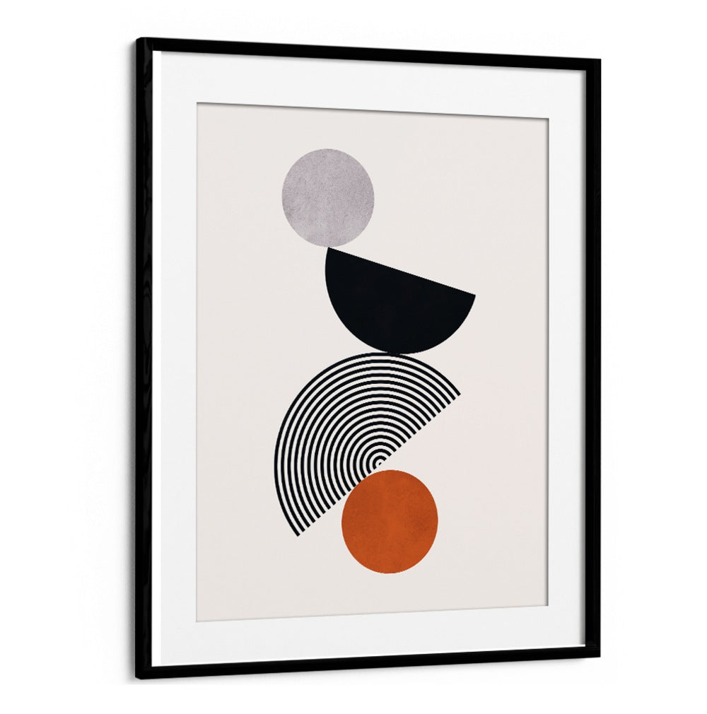 Elegant BALANCE I, BOHO ART PAINTINGS featuring geometric shapes, perfect for adding tranquility to any space.