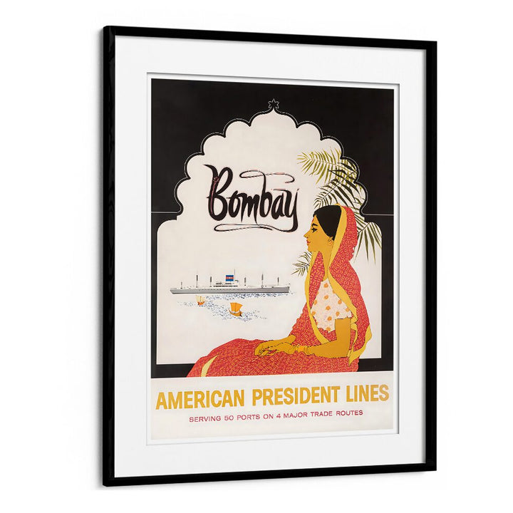 Colorful BOMBAY Vintage Travel Posters showcase the allure of Bombay, perfect for enhancing your home decor.