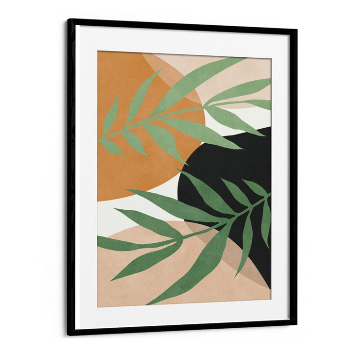 Vibrant TROPICAL VI, BOHO ART PAINTINGS featuring lush leaves and earthy tones, perfect for refreshing your decor.