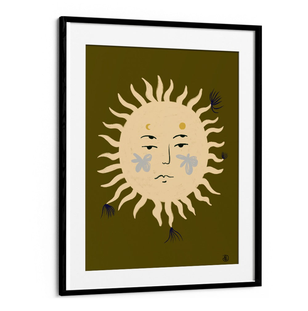 Transform your space with the OLIVE SUN, ZODIAC poster, blending mysticism and art for a unique touch.