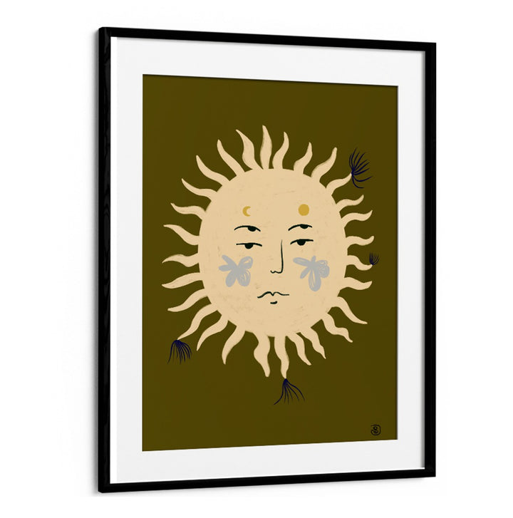 Transform your space with the OLIVE SUN, ZODIAC poster, blending mysticism and art for a unique touch.