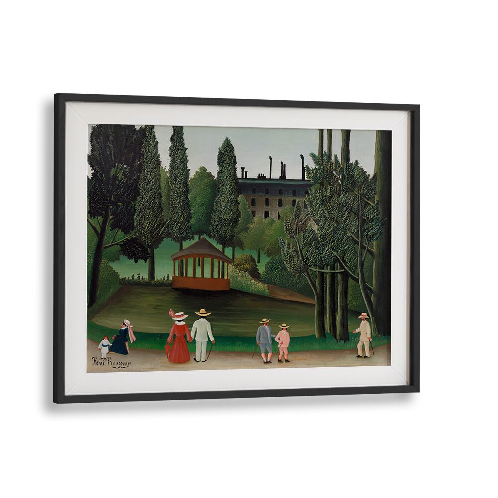 VIEW OF MONTSOURIS PARK , VINTAGE PAINTINGS