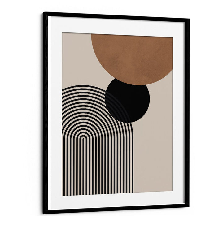 Elegant design featuring COMPOSITION IV, BOHO ART PAINTINGS with geometric shapes and warm tones, perfect for any space.