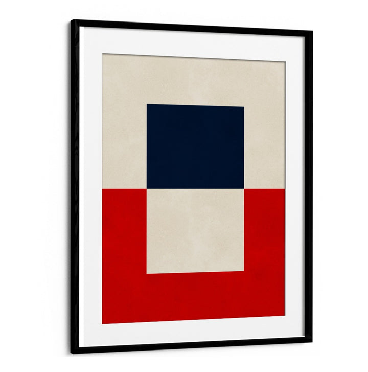 Stylish OVERLAPPING VI, GEOMETRIC ART PRINTS featuring bold colors in a modern design, perfect for any decor.