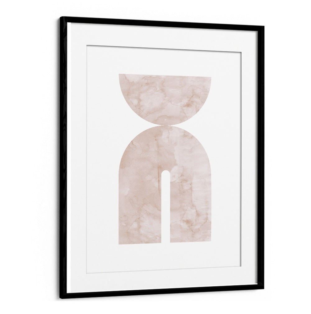Elegant abstract design in soft tones, part of the WATERCOLORS VI, BOHO ART PAINTINGS collection for creative projects.