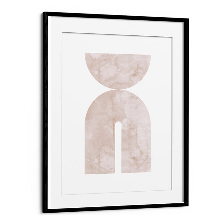 Elegant abstract design in soft tones, part of the WATERCOLORS VI, BOHO ART PAINTINGS collection for creative projects.