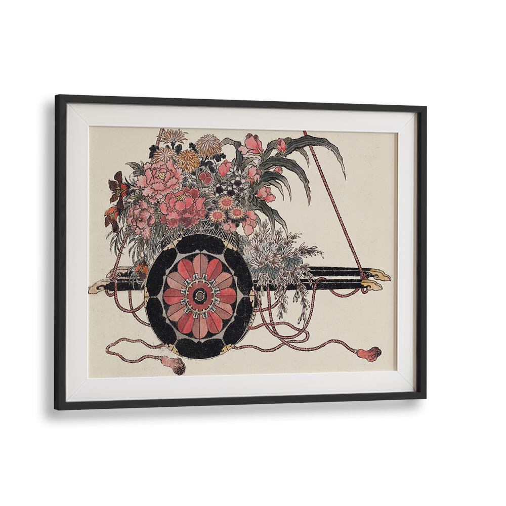 FLOWER CART , VINTAGE PAINTINGS