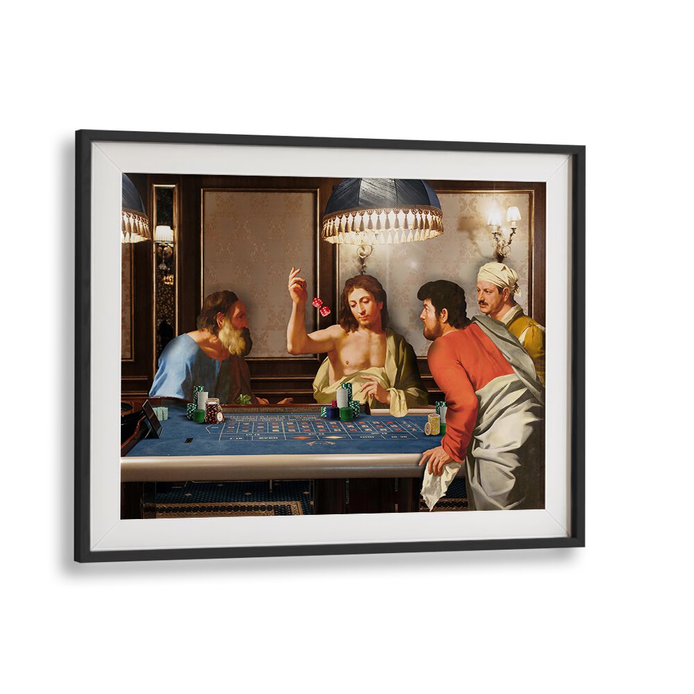 Experience the allure of the CASINO GANG, ALTERED ART PRINTS, capturing the vibrant casino lifestyle by Dikhotomy.