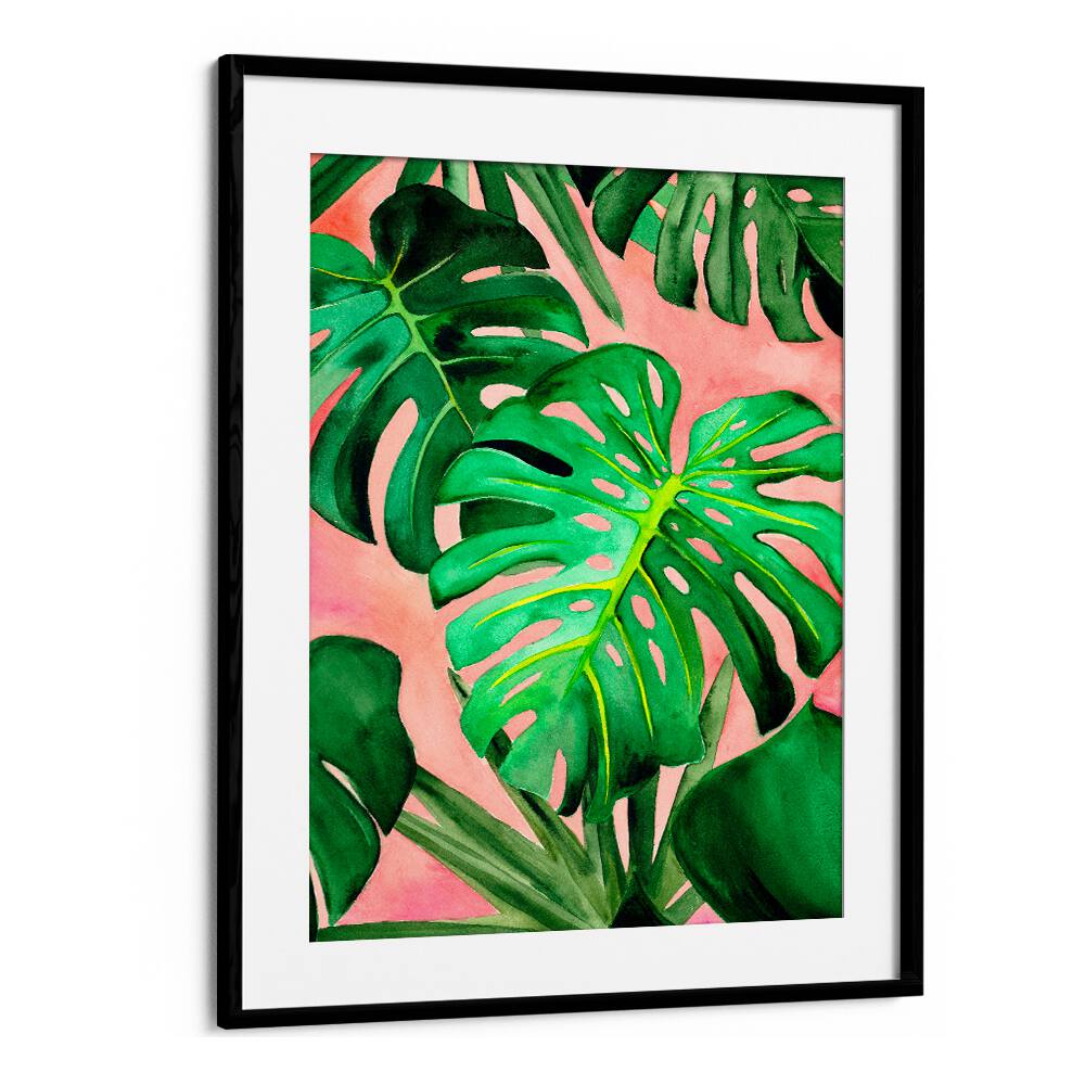 MONSTERA LARGE , FLORAL FLOWER PAINTINGS