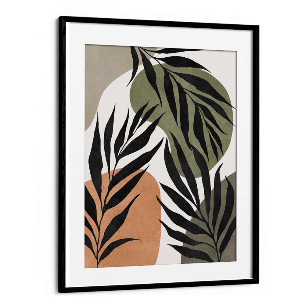 Elegant WATERCOLOR FLORAL, BOHO ART PAINTINGS featuring vibrant leaves and earthy tones for a sophisticated touch.