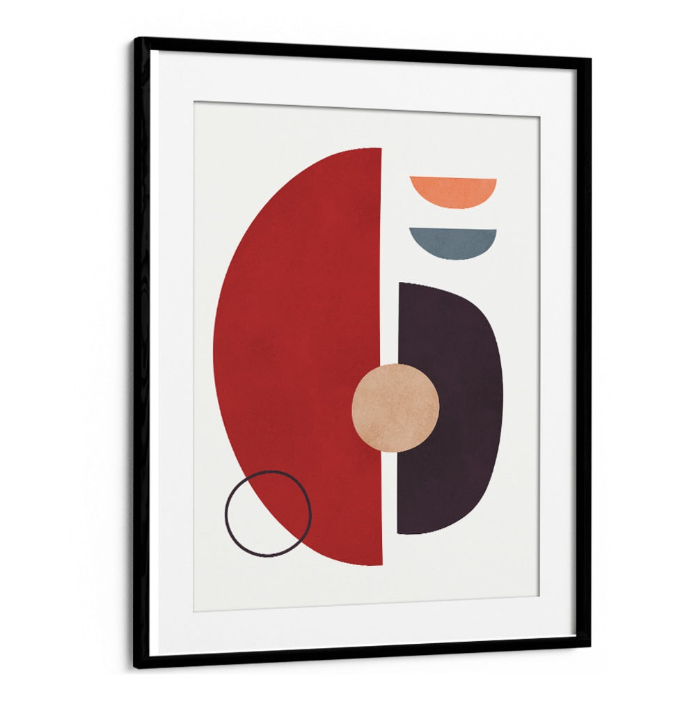 Vibrant EXPRESSIVE VIII, GEOMETRIC ART PRINTS featuring bold shapes and colors, perfect for enhancing creative spaces.