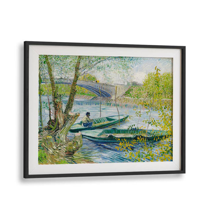 FISHING IN SPRING, (1887) ,  VINTAGE PAINTINGS