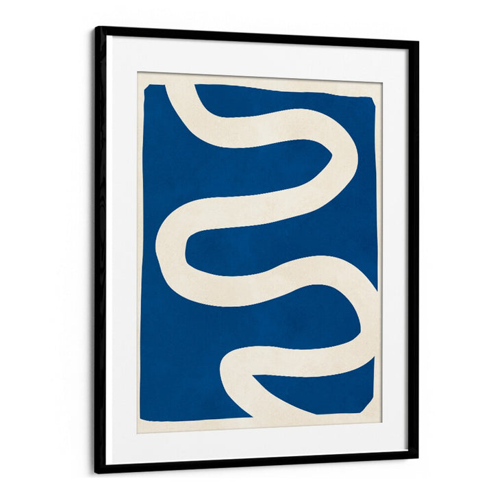 Stylish blue and white design showcasing EXPRESSIVE LINES X, ABSTRACT PAINTINGS for modern artistic expression.