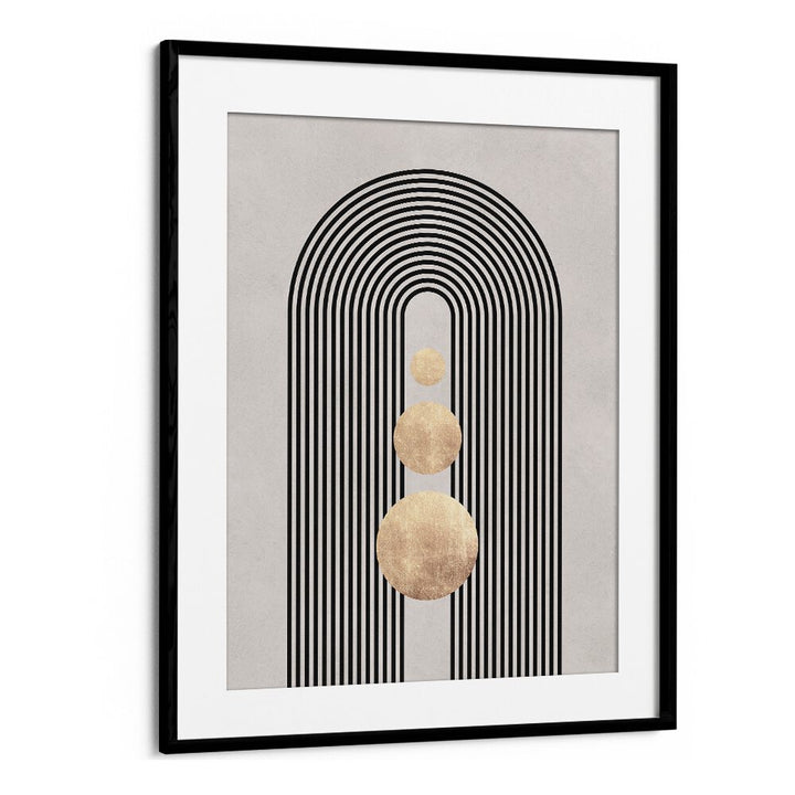 Abstract lines and circles in a modern composition, showcasing LINES AND CIRCLES XIX, BOHO ART PAINTINGS.